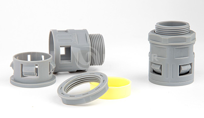 LNE-SM-G-M25 AD25.0-灰色軟管箱接頭 提升設備連接穩定性的關鍵配件